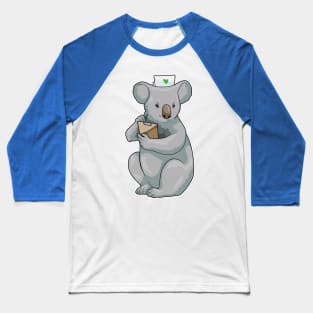 Koala Nurse Notepad Baseball T-Shirt